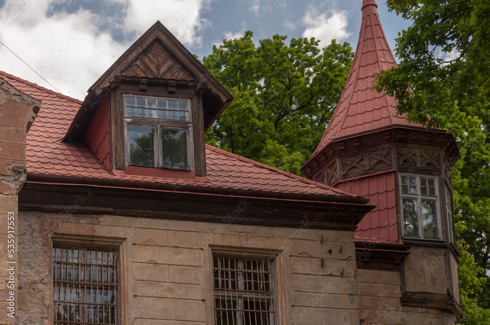 Old historic property of an American family of filmmakers in Poland