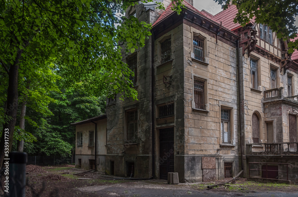 Old historic property of an American family of filmmakers in Poland