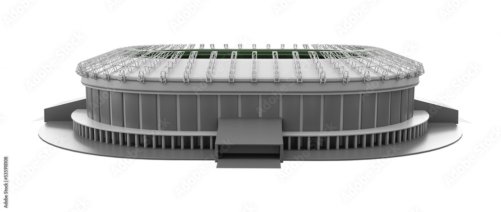 Football Stadium in 3d render realistic Stock Illustration | Adobe Stock