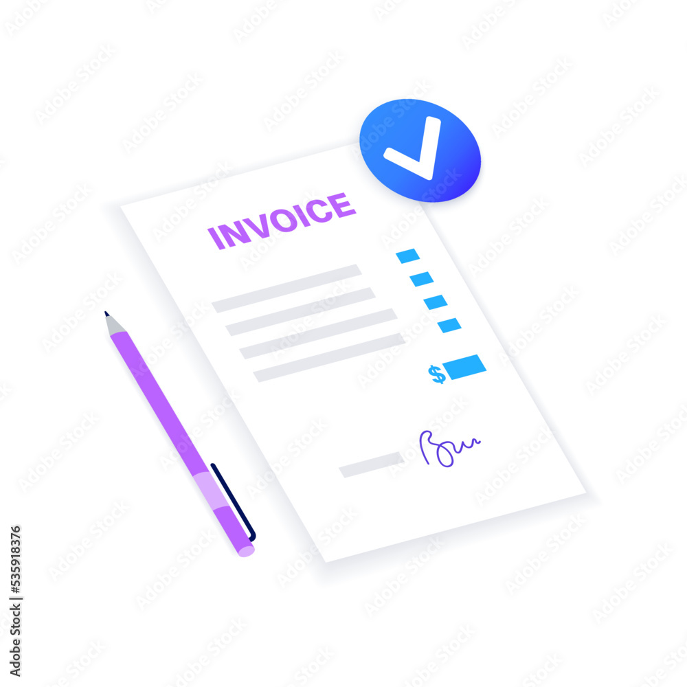 Invoice document form Invoice document form