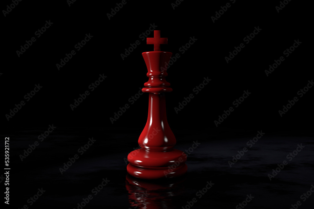 Chess Pieces Red Lined Up On A Dark Board Backgrounds