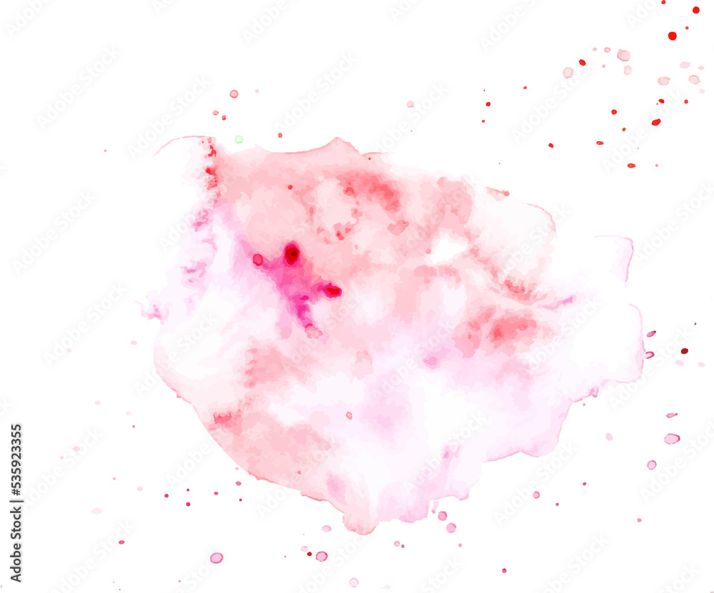 pink paint splashes