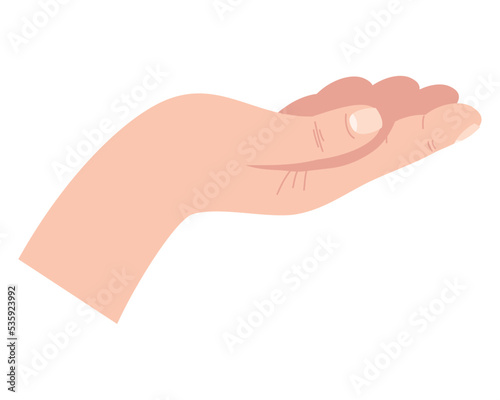 hand human receiving