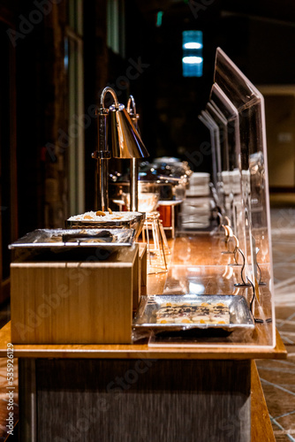 wedding reception buffet