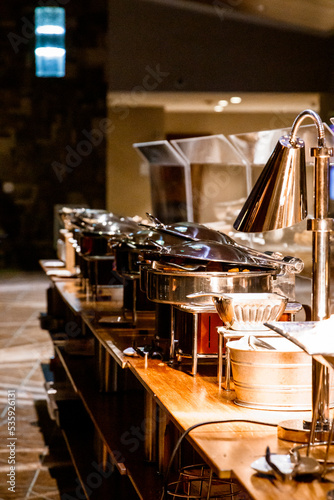 wedding reception buffet