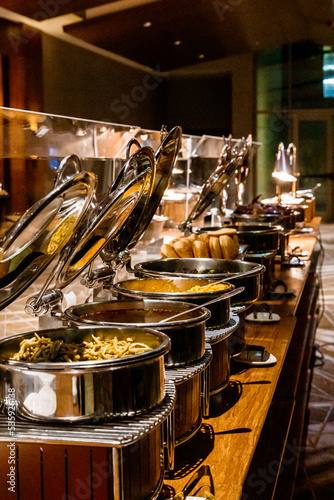 wedding reception buffet