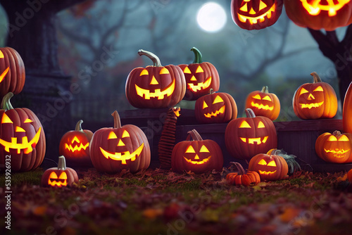 halloween spookey pumpkins season wallpapers © Ali Areba