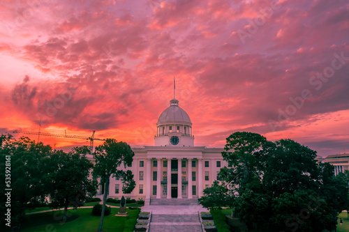 Alabama State Capitol at Sunrise photo
