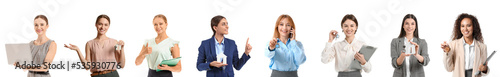 Set of female real estate a...