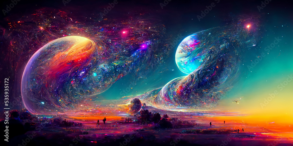 Obraz premium planet in space