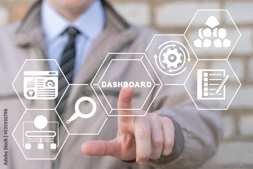 Concept of dashboard. Control panel user interface, UX, KIT, design, UI