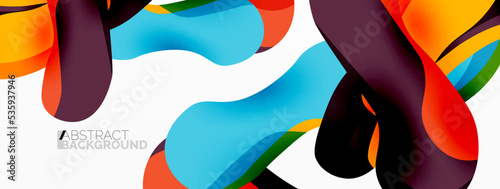 Creative geometric wallpaper. Splash shapes composition background. Techno business template for wallpaper, banner, background or landing
