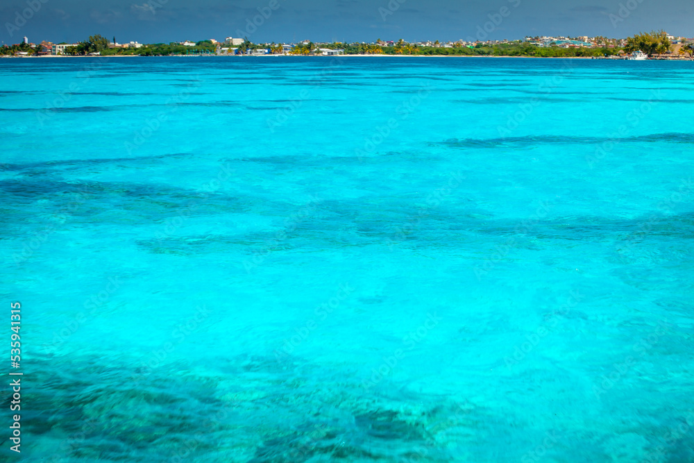 Cancun idyllic caribbean beach, Isla Mujeres, Riviera Maya, Mexico