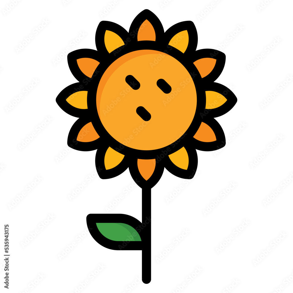 Sunflower Icon Sunflower Icon