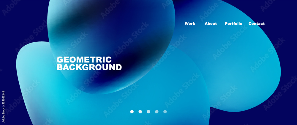 Fluid shapes vector abstract background Fluid shapes vector abstract background