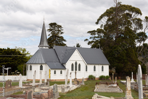 Exterior view of Huon Anglican Church photo