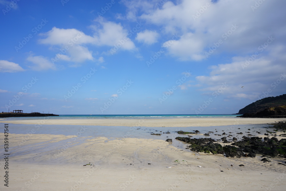 seascape with seaside gazebo