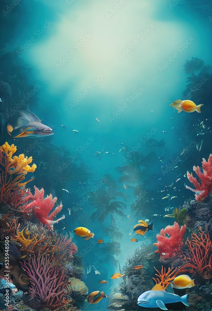 While Fish Ocean Real Fish In Ocean