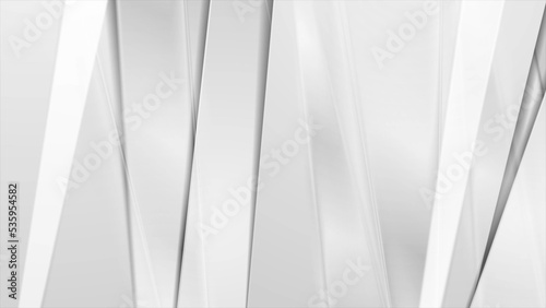 Grey glossy stripes abstract tech corporate design © saicle