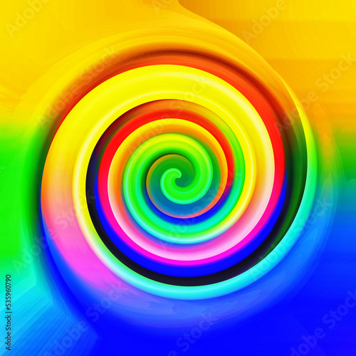 Colorful swirl background design