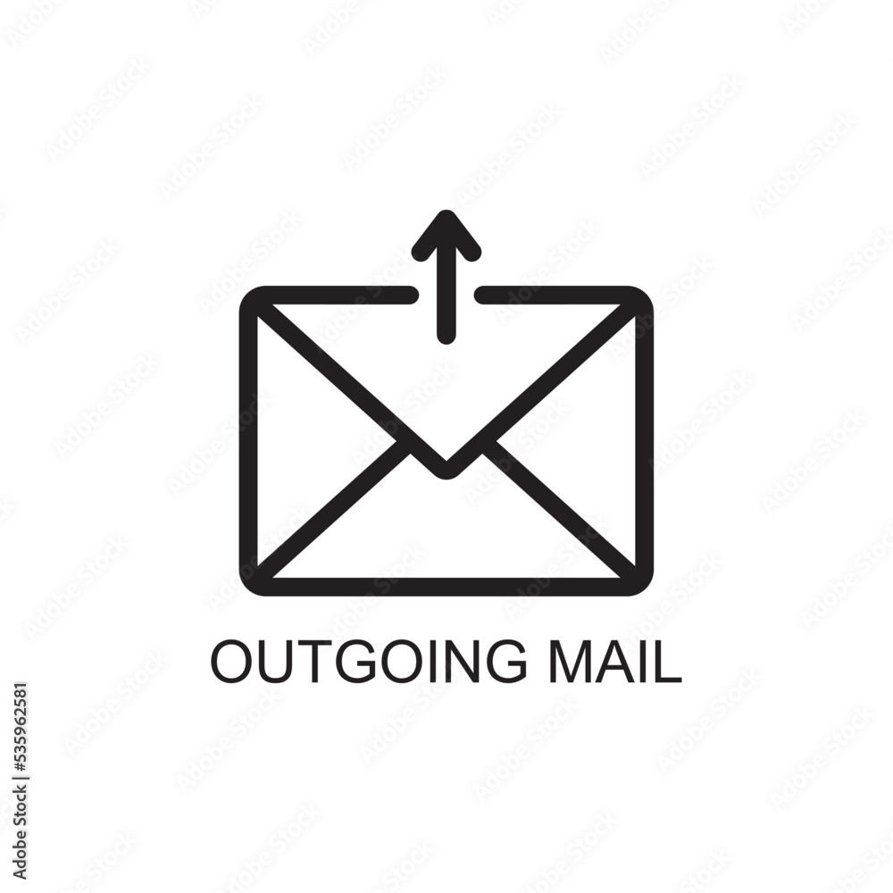 outgoing mail icon , email icon