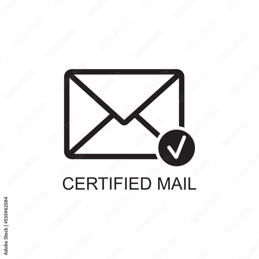 certified mail icon , mail icon certified mail icon , mail icon