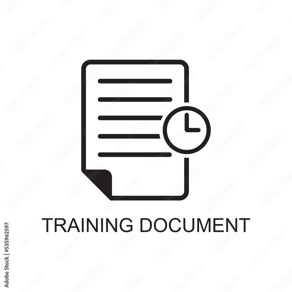 training document icon , document icon training document icon , document icon