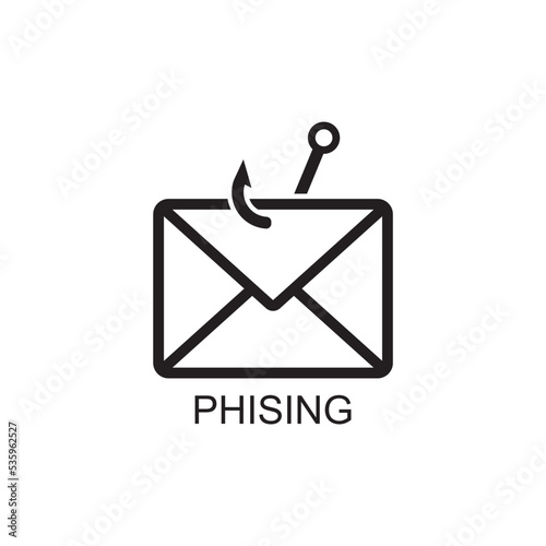 phishing icon , hacking icon vector