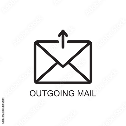outgoing mail icon , email icon