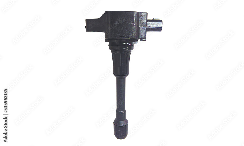 close up photo of ignition coil spare parts for gasoline fueled cars that have implemented an electric fuel injector system