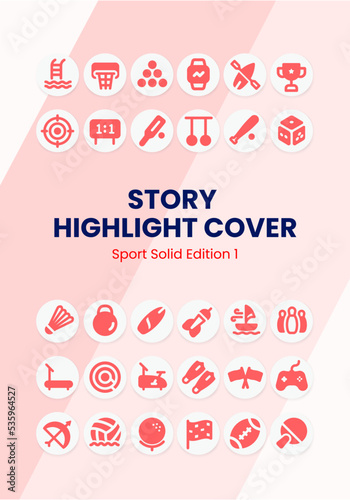 Sport Solid Icon Story Highlight Cover