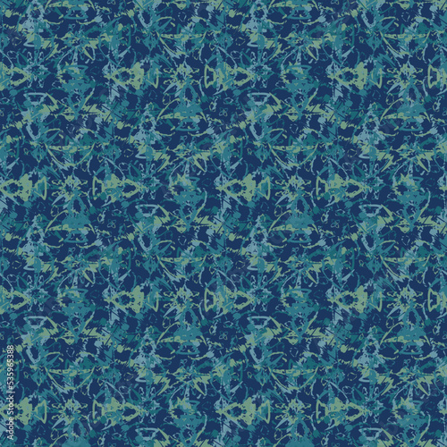 Seamless fractal pattern in vector format for printed fabrics or any other purposes. Every object is grouped base on color so the pattern is editable, tileable and easy to use.
