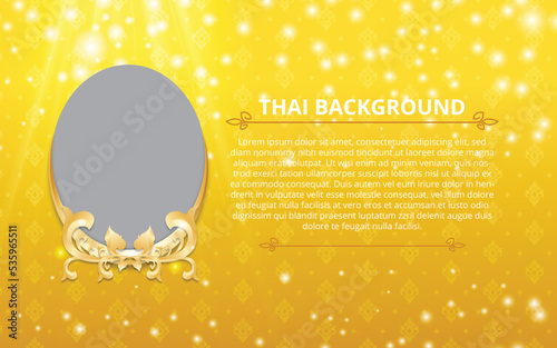 thai pattern background for greeting card, advertising, web site, flyers, posters template design.