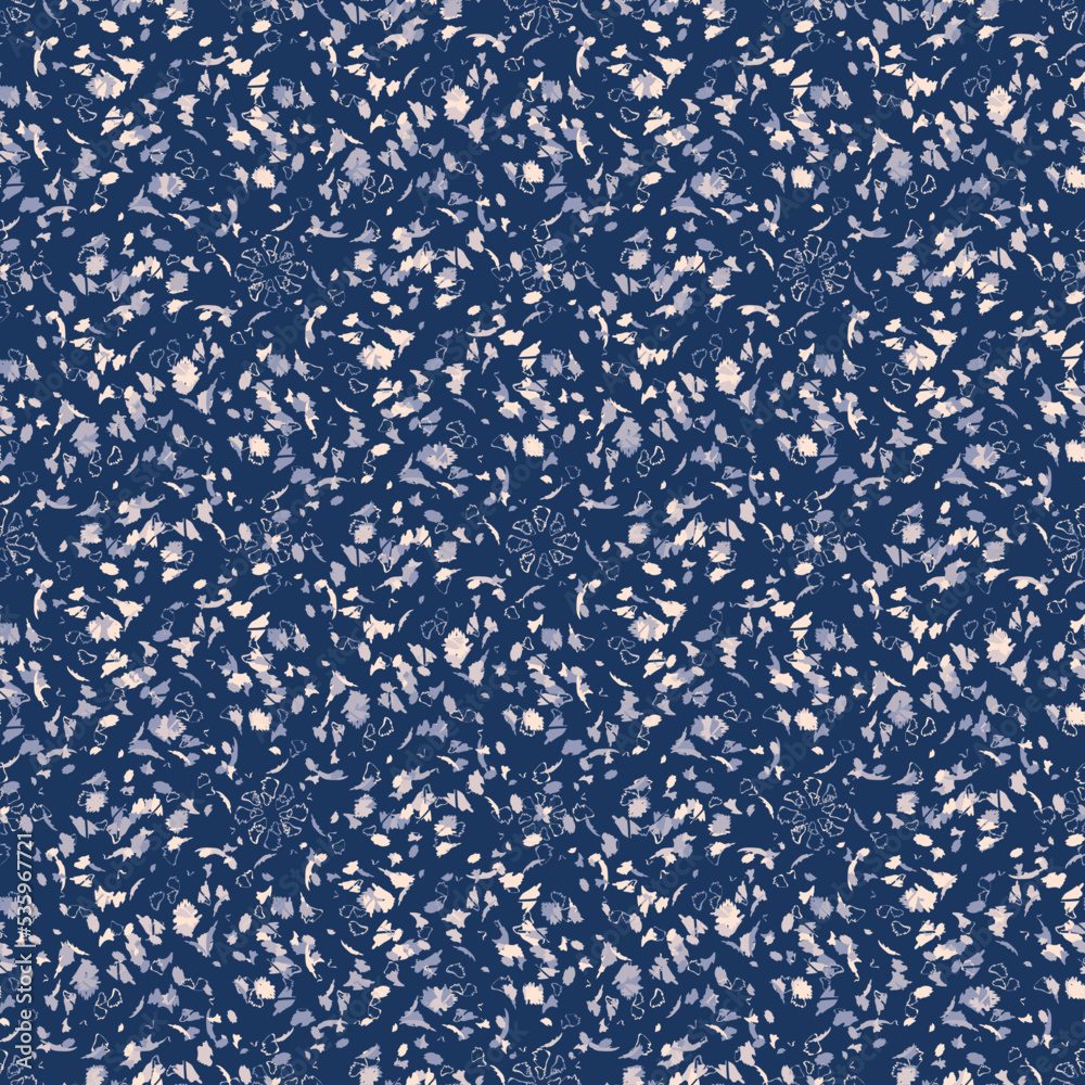 Seamless fractal pattern in vector format for printed fabrics or any ...