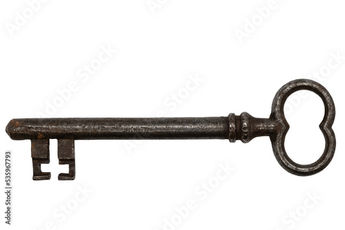 old antique key old craftsmanship