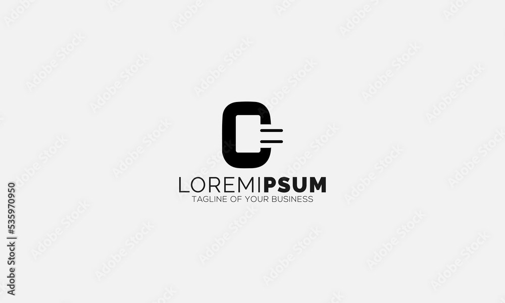 Letter C logo design concept