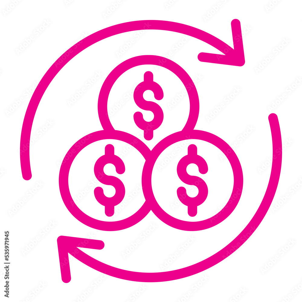 Revenue gradient icon Revenue gradient icon