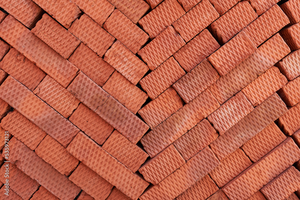 Bricks red close-up. Brick background. Bricks red close-up. Brick background.