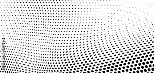 Black and white halftone texture