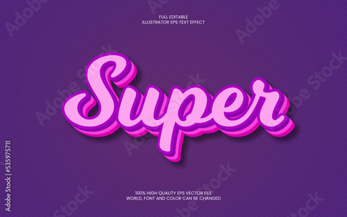 Super Text Effect © Bima