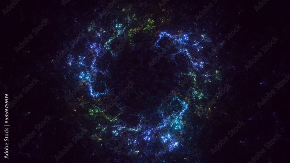 3D rendering abstract round light background 3D rendering abstract round light background