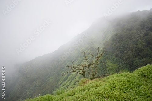 mountain view near pune maharashtra, india