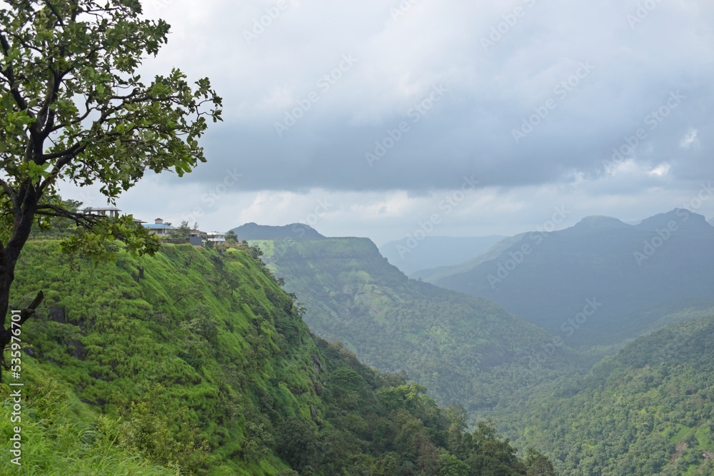mountain view near pune maharashtra, india mountain view near pune maharashtra, india