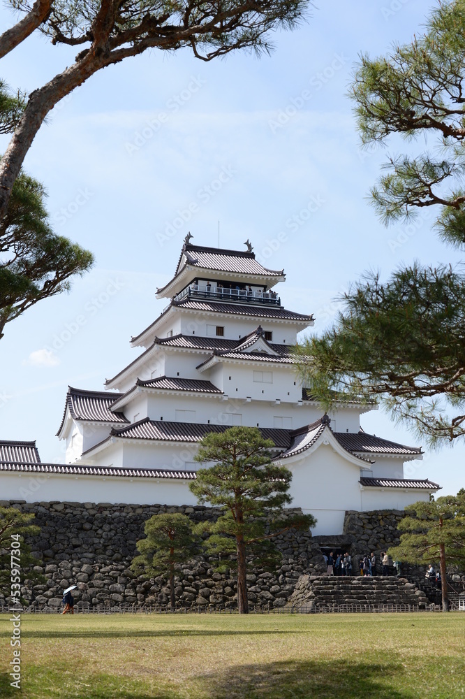 Fototapeta premium 会津鶴ヶ城