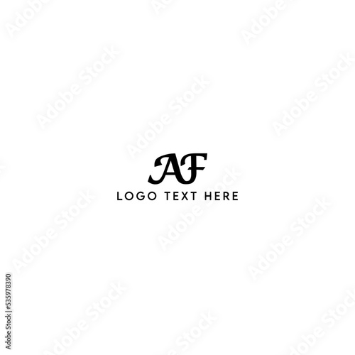 AF logo, AF monogram, AF hand written logo