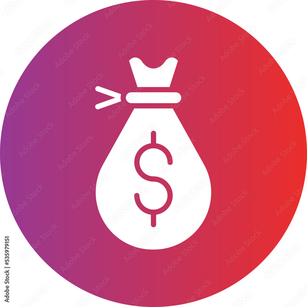 Money Bag Icon Style Money Bag Icon Style