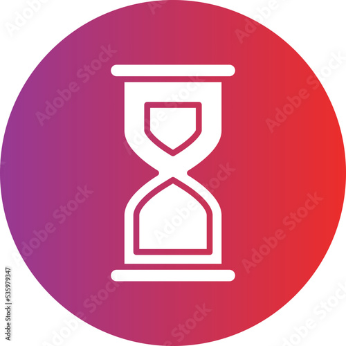 Sand Clock Icon Style