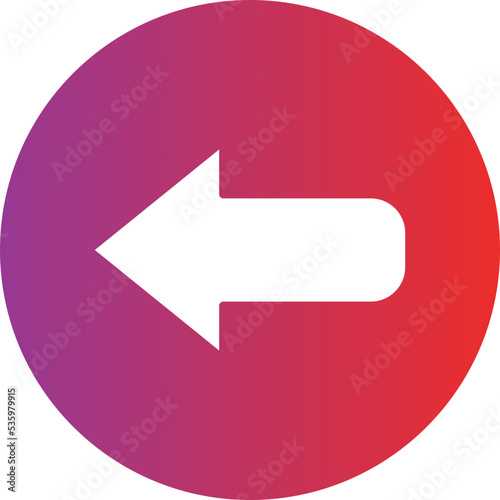 Free Download Left Arrow Icon Style - GFXLoad