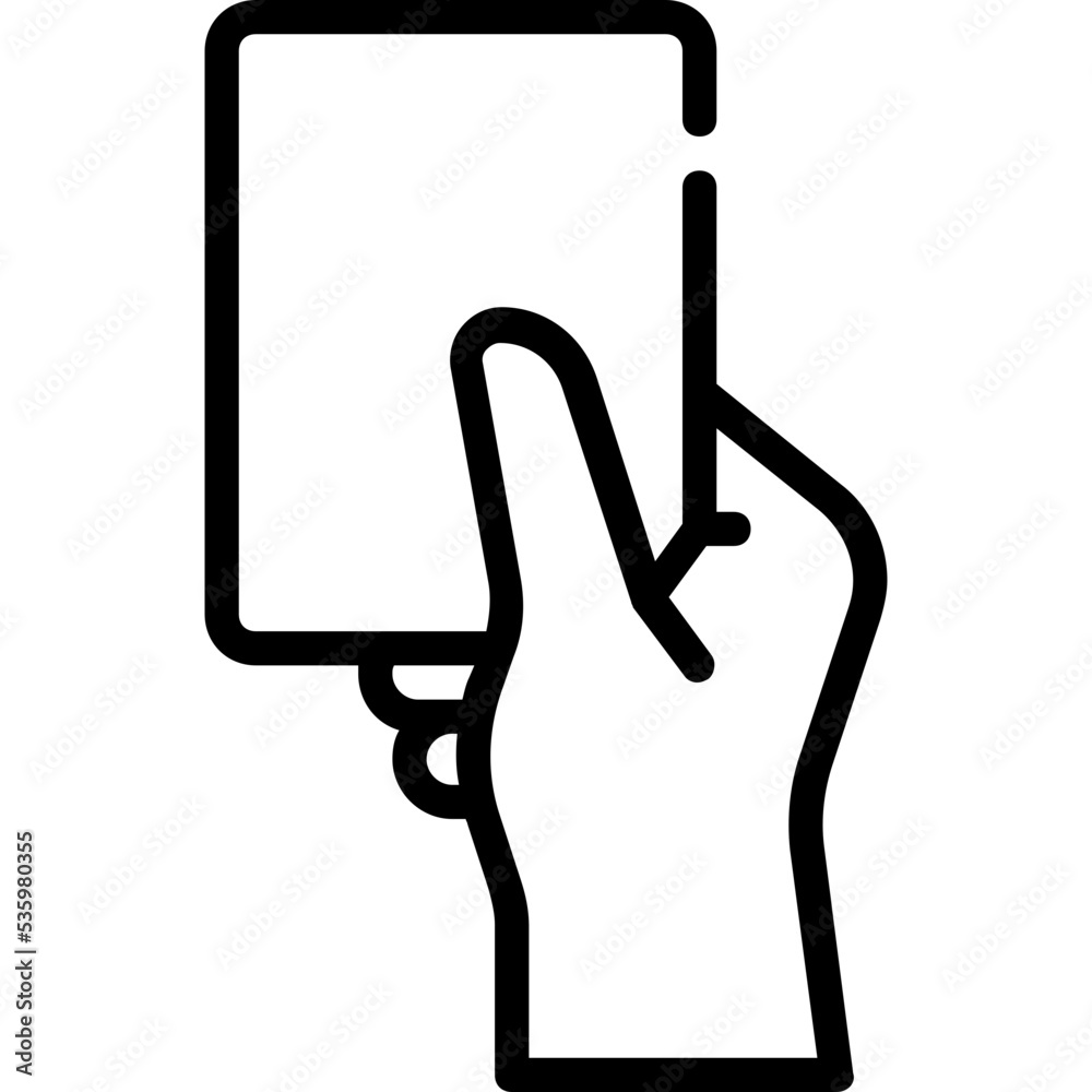 yellow card icon yellow card icon