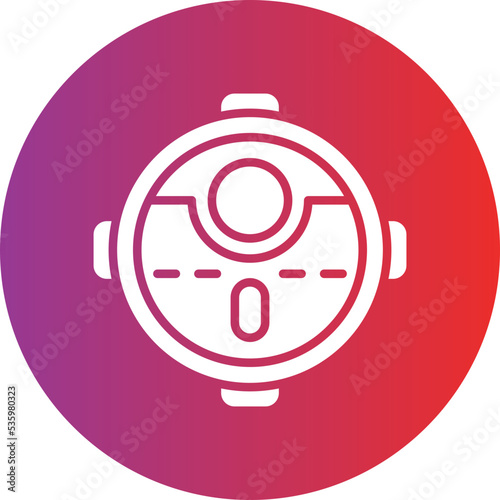 Robotic Vaccum Icon Style
